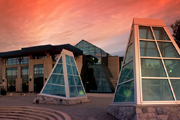 UNBC Pyramids at Sunset