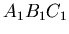 $A_1B_1C_1$