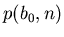 $p(b_0,n)$