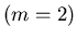 $(m=2)$
