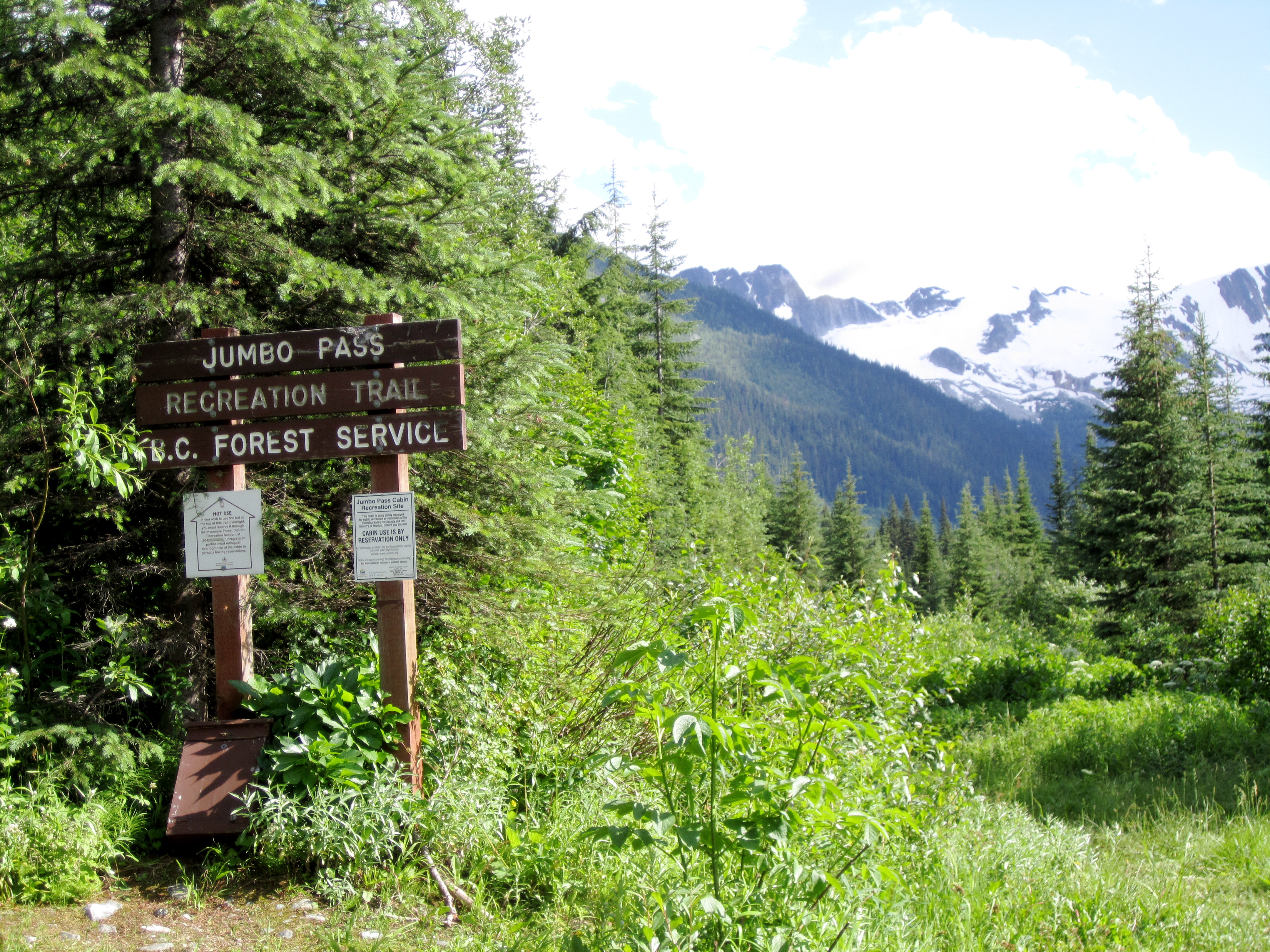 Jumbo trailhead